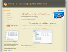 Tablet Screenshot of instedit.com